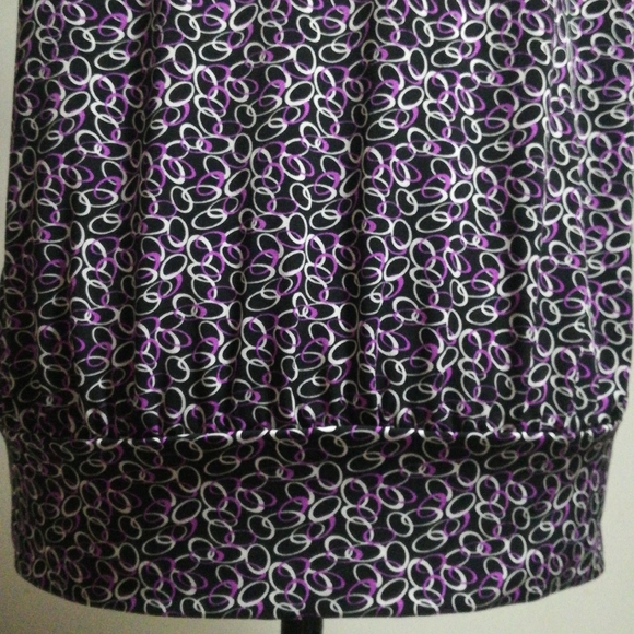 Six Degrees Braid Round Neck Multicolor Women Print Tops Size XL - Picture 7 of 16